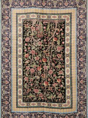 فرش ربات طرح گلدانی مدل 11879