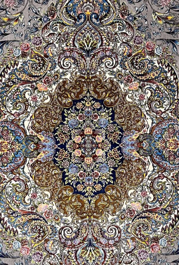فرش ربات طرح لچک ترنجی مدل 16068 - Image 3