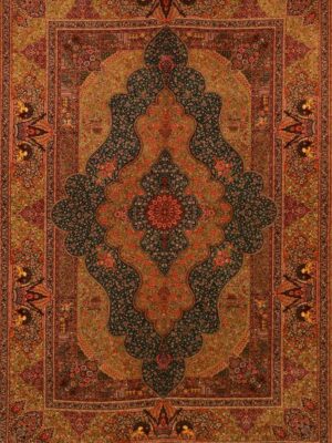 فرش ربات طرح لچک ترنجی مدل 16735