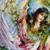 تابلو فرش تبریز طرح مینیاتور 80*106 - Image 2