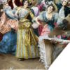 تابلو فرش تبریز طرح کلاس رقص - Image 3
