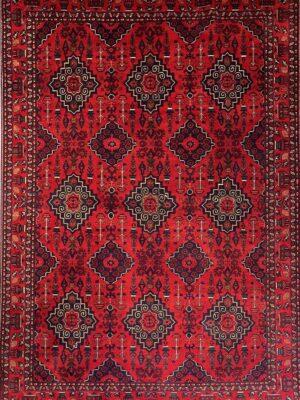 فرش خان محمدی طرح هندسی مدل 31446