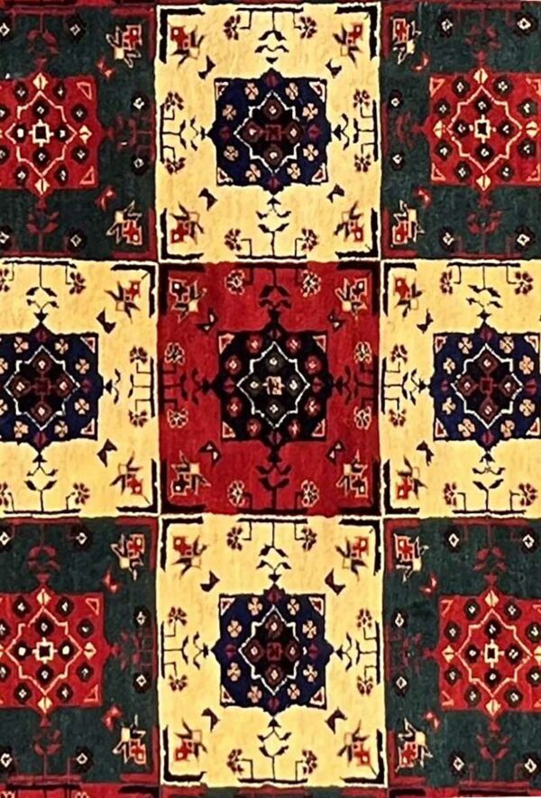 فرش خان محمدی طرح خشتی مدل 42302 - Image 2
