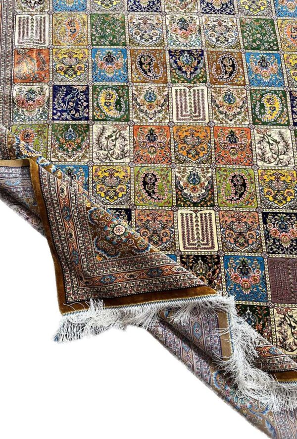 فرش ربات طرح خشتی مدل 42967 - Image 3