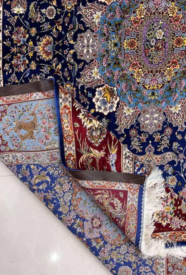 فرش ربات طرح شاه عباسی مدل 45082 - Image 4