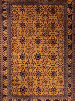 فرش خان محمدی طرح هندسی مدل 48655