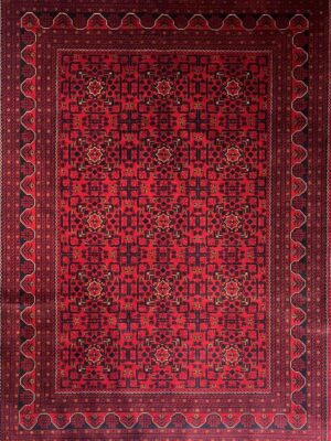 فرش خان محمدی طرح هندسی مدل 49854