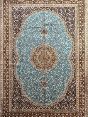 فرش ربات طرح لچک ترنجی مدل 53018