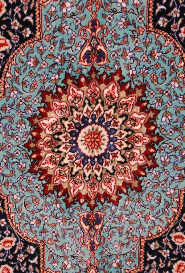 فرش ربات طرح گلفرنگ مدل 60957 - Image 2