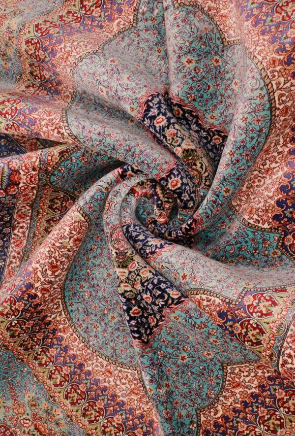 فرش ربات طرح گلفرنگ مدل 60957 - Image 3