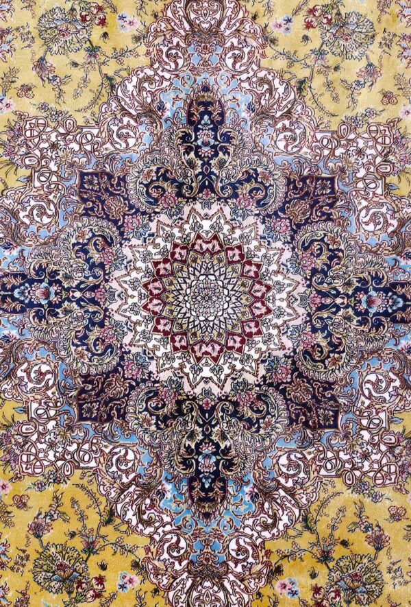 فرش ربات طرح لچک ترنجی مدل 61155 - Image 3
