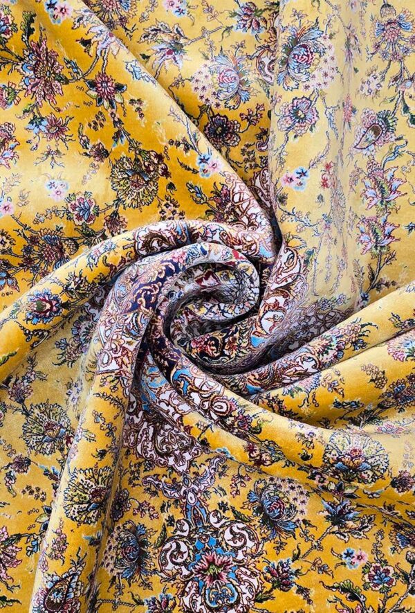 فرش ربات طرح لچک ترنجی مدل 61155 - Image 4