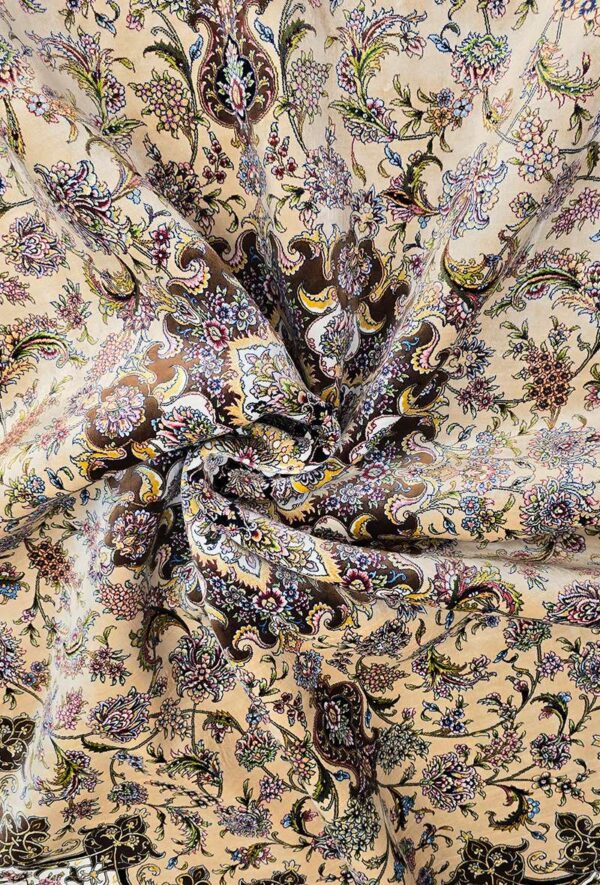 فرش ربات طرح لچک ترنجی مدل 61585 - Image 4
