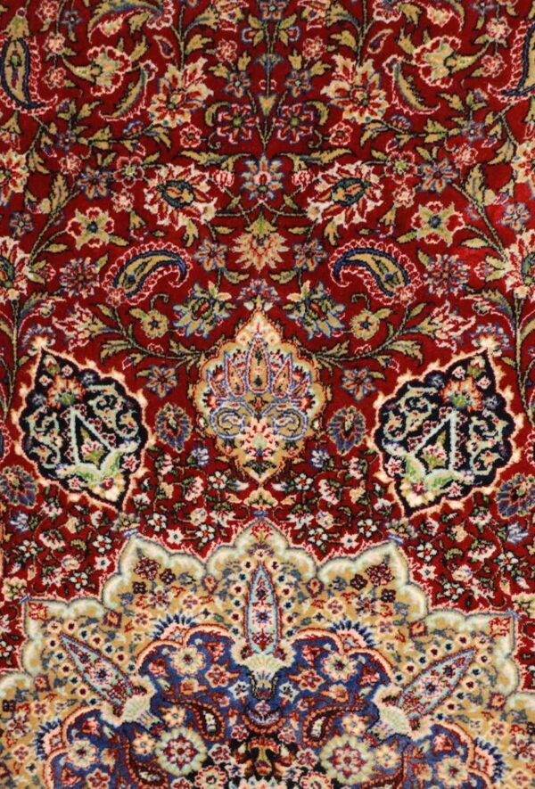 فرش ربات طرح گل فرنگ مدل 66747 - Image 3