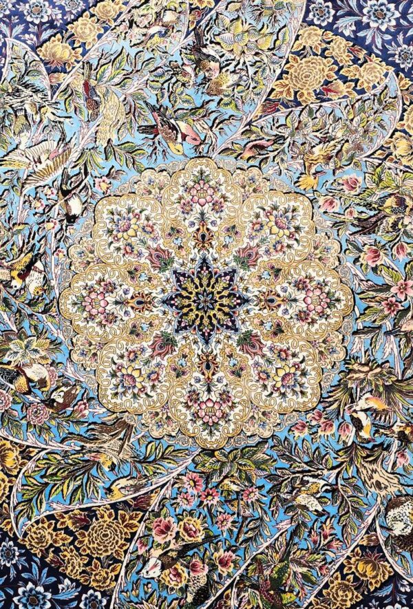 فرش ربات طرح لچک ترنجی مدل 72655 - Image 3