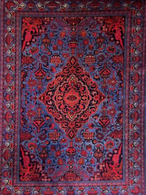 فرش خان محمدی طرح لچک ترنجی مدل 78816