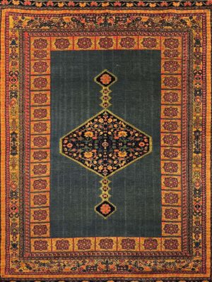 فرش قشقایی طرح کف ساده مدل 85310
