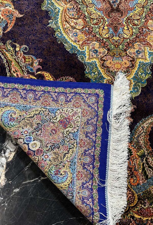 فرش ربات طرح لچک ترنجی مدل 93779 - Image 3