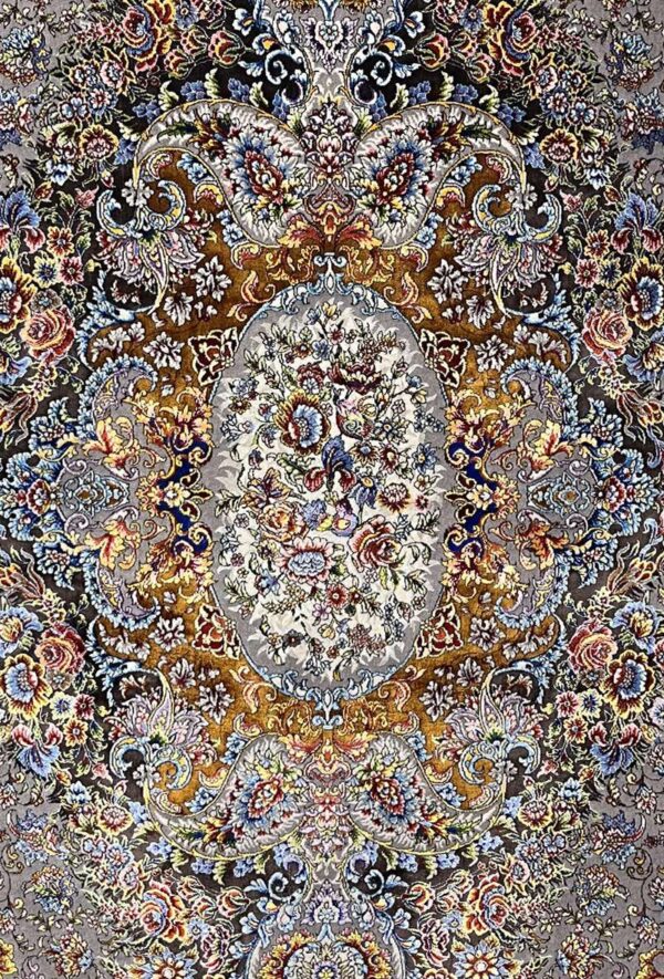 فرش ربات طرح لچک ترنجی مدل 98730 - Image 3