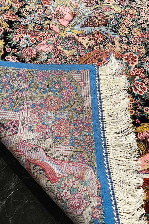 فرش تمام ابریشم ربات مدل پری - Image 3