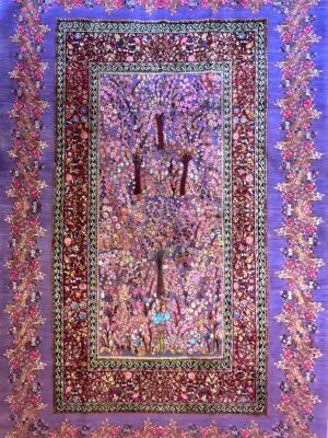 فرش دست بافت درخت زندگی کد 2000096