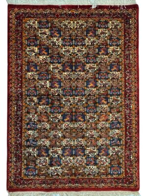 فرش دست بافت قشقاییخشتي 40 پشم دست ریس کد 2000774