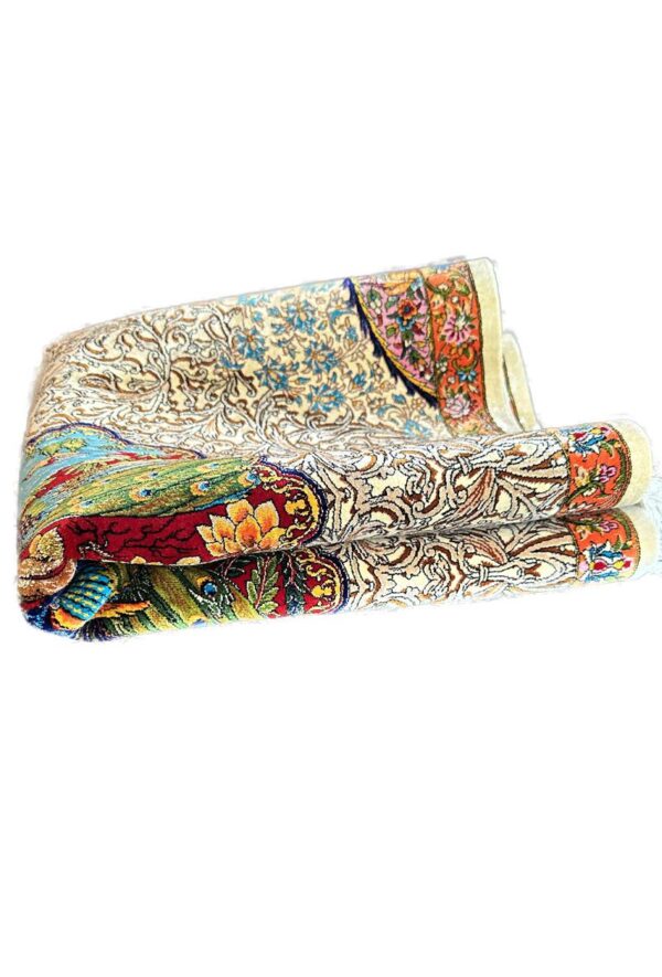 فرش ربات بافت باغ پرندگان کد 2001678 - Image 4