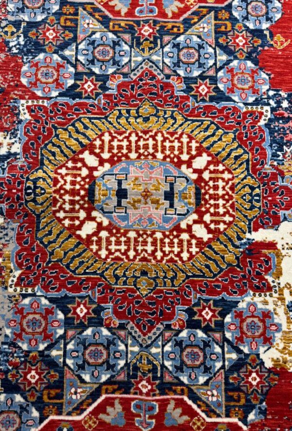 فرش ربات بافت ترنچ هندسی کد 2002727 - Image 3
