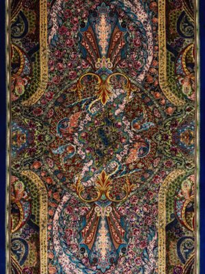 تابلو فرش ربات بافت لچک ترنجی ارمی کد 2002951