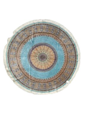 قالیچه ربات بافت دايره گنبدي موسوي کد 2000279