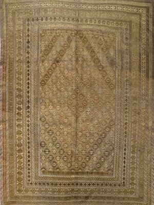 گلیم فرش دست بافت پشم نقشه مربع خشتی 40 رج کد 2000038