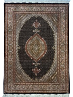 فرش دست بافت مستطیل ریز ماهی کمال الملک  40 رج -چله نخ کد 2001870