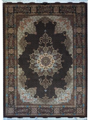 فرش دست بافت مستطیل  ریز ماهی شمس 50 رج -چله نخ کد 2001871