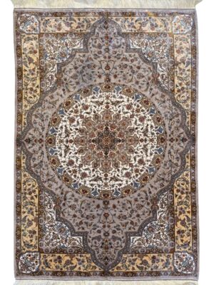 ربات بافت مستطیل لچک ترنجی 70 رج ابریشم و بنبوسیلک کد 2003450