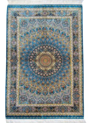 ربات بافت  گنبد شیخ لطف الله 70 رج ابریشم و بنبوسیلک کد 2003458