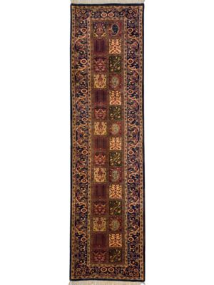 فرش دست بافت عشایری مستطیل خشتی 40 رج پشم کد 2003587