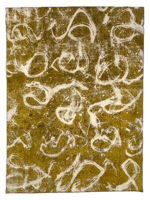 فرش دست بافت مستطیل وینتیج 30 رج پشم کد 2003600