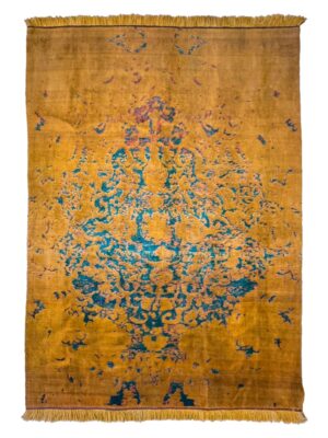 فرش دست بافت  مدرن 200*300 مستطيل  مدرن دست باف 40 رج پشم کد 2003608