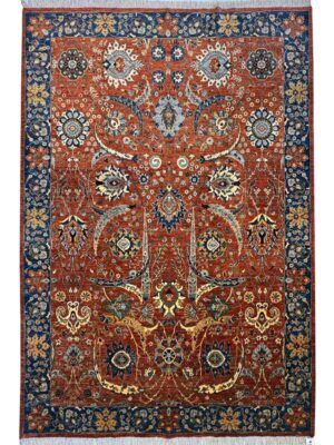 فرش دست بافت  سلطان اباد  260*360 مستطيل 40 رج پشم کد 2003609