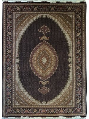 فرش دست بافت مستطیل ریزماهی کمال الملک 50 رج کرک و  کد 2003236