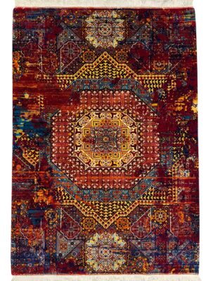 ربات بافت مستطیل سلطان اباد 70 رج ابریشم و بنبوسیلک کد 2003810