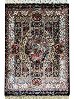 ربات بافت مستطیل رقص سما 70 رج ابریشم و بنبوسیلک کد 2003822