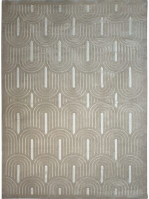 فرش ربات بافت مستطیل موج 40 رج پشم کد 2004136